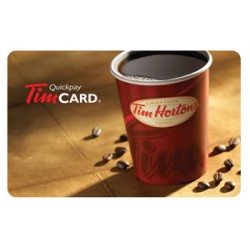 $10 TIM HORTON'S GIFT CARD